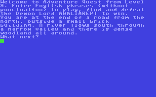 C64 GameBase Adventure_Quest Level_9_Computing 1983