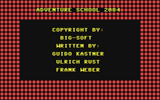 C64 GameBase Adventure_School_2084 (Public_Domain)