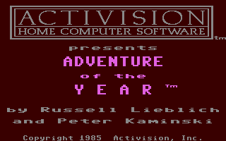 C64 GameBase Adventure_of_the_Year Activision 1985