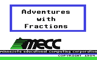 C64 GameBase Adventures_with_Fractions Minnesota_Educational_Computing_Corporation_(MECC) 1984