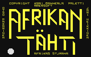 C64 GameBase Afrikan_Tähti Amersoft 1985