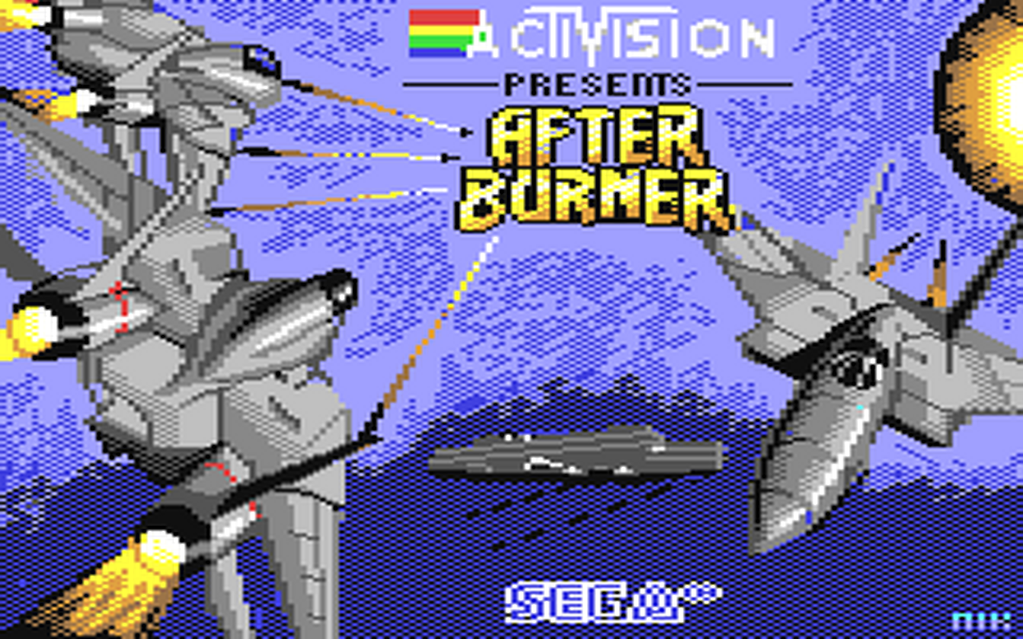 C64 GameBase Afterburner Activision/SEGA 1988