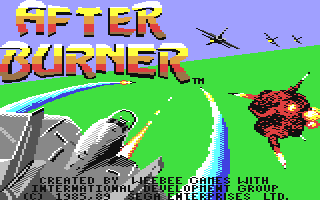 C64 GameBase Afterburner Mindscape,_Inc./SEGA 1989