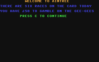 C64 GameBase Aintree Argus_Specialist_Publications_Ltd./Home_Computing_Weekly 1984