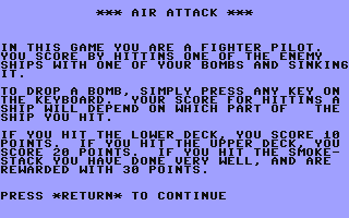 C64 GameBase Air_Attack Datamost,_Inc. 1984