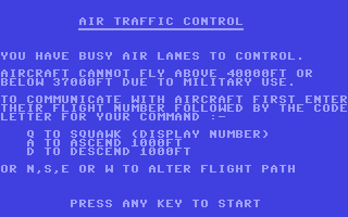 C64 GameBase Air_Traffic_Control 1983