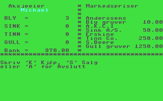 C64 GameBase Aksjemarked Datavarehuset 1982