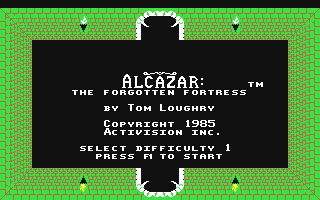 C64 GameBase Alcazar_-_The_Forgotten_Fortress Activision 1985