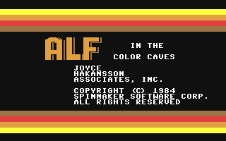C64 GameBase Alf_in_the_Color_Caves Spinnaker_Software 1984
