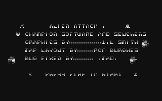 C64 GameBase Alien_Attack_I Champion_Software