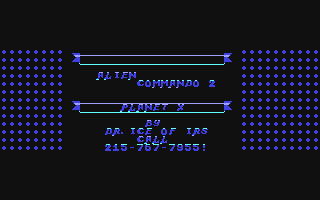 C64 GameBase Alien_Commando_II_-_Planet_X (Created_with_SEUCK) 1988