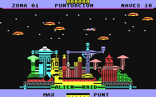 C64 GameBase Alien_Raid Microjet/STARS_Commodore 1985
