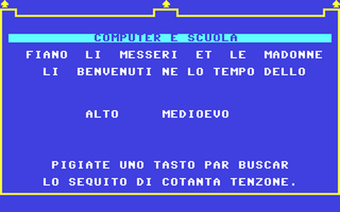C64 GameBase Alto_Medioevo CTO 1991