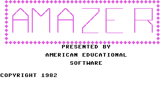 C64 GameBase Amazer_-_Science American_Educational_Software 1982