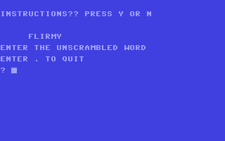 C64 GameBase Anagrams_II Prentice-Hall_International_(PHI) 1984