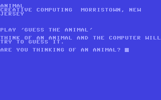 C64 GameBase Animal Creative_Computing 1978