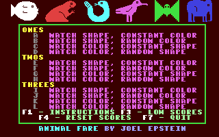 C64 GameBase Animal_Fare Loadstar/Softdisk_Publishing,_Inc. 1990