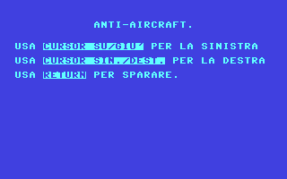 C64 GameBase Anti-Aircraft Jacopo_Castelfranchi_Editore_(JCE) 1984