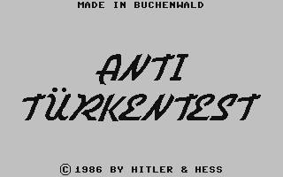 C64 GameBase Anti_Türkentest (Not_Published) 1986