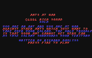 C64 GameBase Ants_at_War The_New_Dimension_(TND) 1991