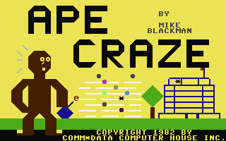 C64 GameBase Ape_Craze Comm*Data 1982