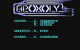 C64 GameBase Apoxoly CP_Verlag/Game_On 1991