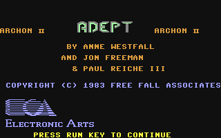 C64 GameBase Archon_II_-_Adept Electronic_Arts 1984