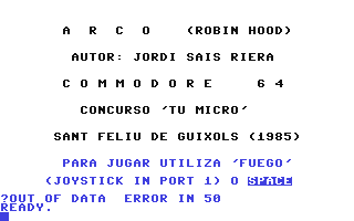 C64 GameBase Arco Ediciones_Ingelek/Tu_Micro_Commodore 1986
