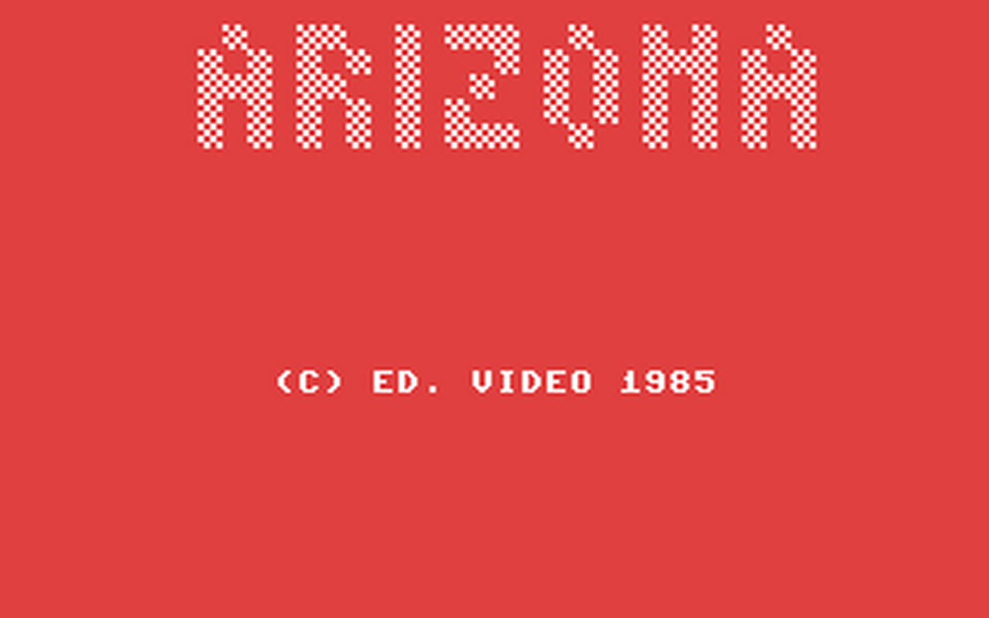 C64 GameBase Arizona Edizione_Logica_2000/Videoteca_Computer 1985