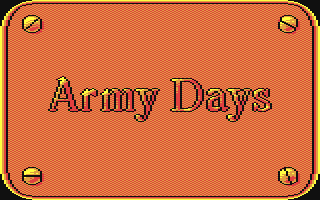 C64 GameBase Army_Days Marex 1995