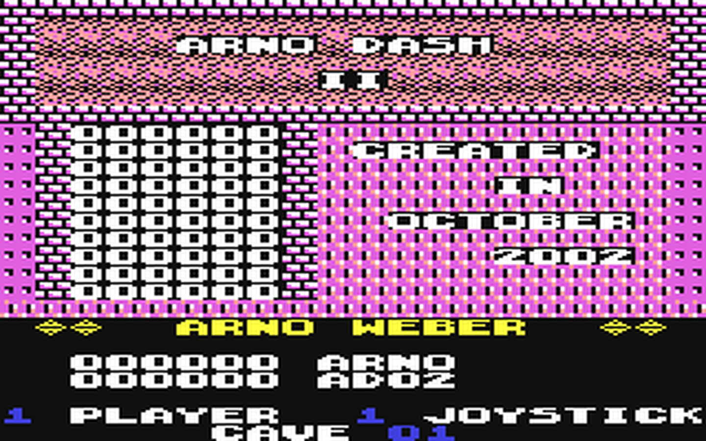 C64 GameBase Arno_Dash_02 (Not_Published) 2002