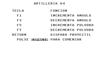 C64 GameBase Artilleria_64 SIMSA/Commodore_World 1984