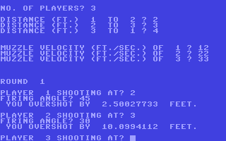 C64 GameBase Artillery_3 Creative_Computing 1979