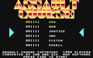 C64 GameBase Assault_Course Players_Premier 1990