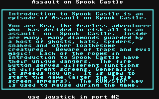 C64 GameBase Assault_on_Spook_Castle_1_-_Introduction_to_Spook_Castle Gold_Disk,_Inc. 1984