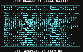C64 GameBase Assault_on_Spook_Castle_4_-_Last_Chance_at_Spook_Castle Gold_Disk,_Inc. 1986