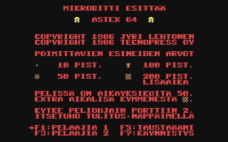 C64 GameBase Astex_64 MikroBitti 1985