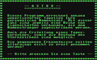 C64 GameBase Astro S+S_Soft_Vertriebs_GmbH