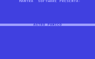C64 GameBase Astro_Panico Mantra_Software 1984