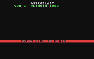 C64 GameBase Astroblast 1983