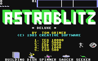 C64 GameBase Astroblitz Creative_Software 1983