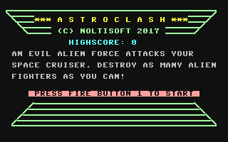 C64 GameBase Astroclash Noltisoft 2017