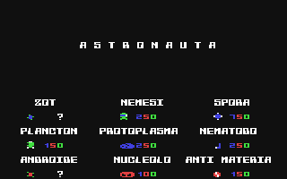 C64 GameBase Astronauta Pubblirome/Game_2000 1985