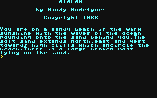C64 GameBase Atalan Atlas_Adventure_Software 1988