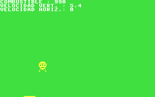 C64 GameBase Aterrizaje_Lunar Proedi_Editorial_S.A./Drean_Commodore 1987