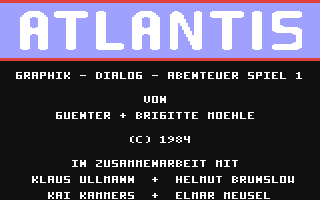C64 GameBase Atlantis Ariolasoft 1985