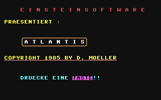 C64 GameBase Atlantis Tronic_Verlag_GmbH/Compute_mit 1985