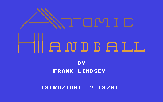 C64 GameBase Atomic_Handball J.soft_s.r.l./Super 1986