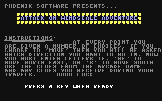 C64 GameBase Attack_on_Windscale Phoenix_Software_Ltd. 1983