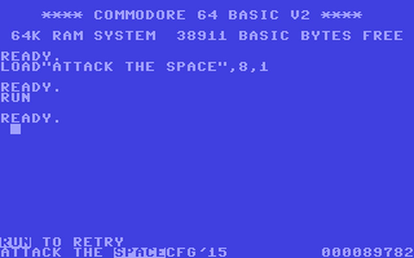 C64 GameBase Attack_the_Space (Public_Domain) 2015